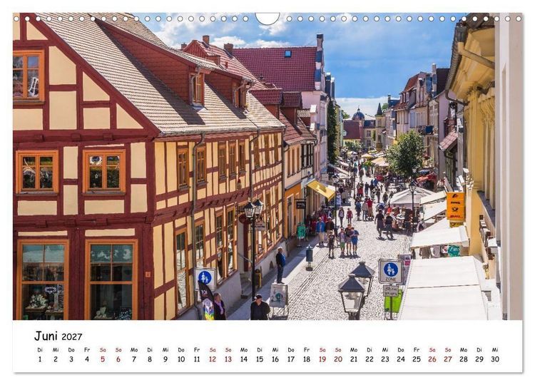 Produktbild: Waren M&uuml;ritz Besondere Ausblicke, Pl&auml;tze und Perspektiven (Wandkalender 2027 DIN A3 quer), CALVENDO Monatskalender