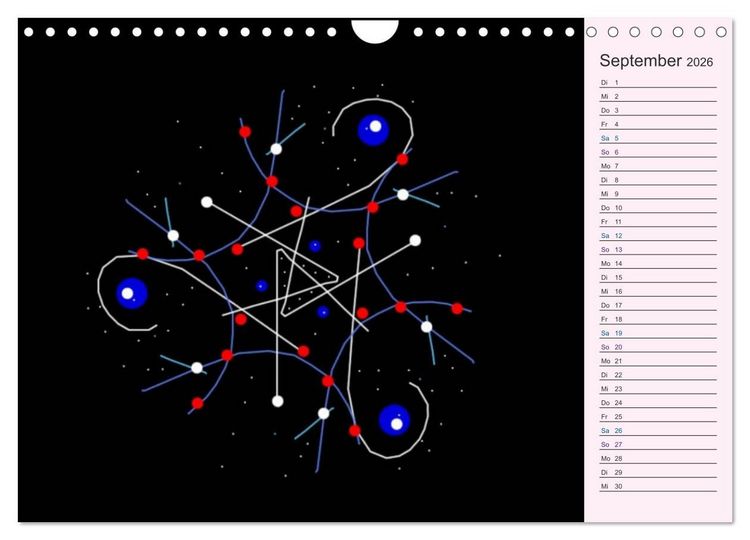 Produktbild: Filigran - Mandalas (Wandkalender 2026 DIN A4 quer), CALVENDO Monatskalender