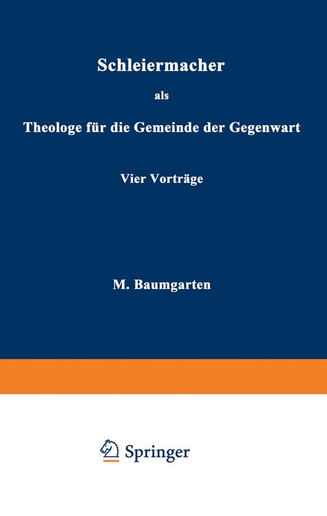 Produktbild: Schleiermacher als Theologe f&uuml;r die Gemeinde der Gegenwart