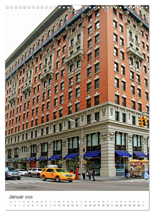 Produktbild: New York - sehenswertes Manhattan bei Tag und Nacht (Wandkalender 2026 DIN A3 hoch), CALVENDO Monatskalender