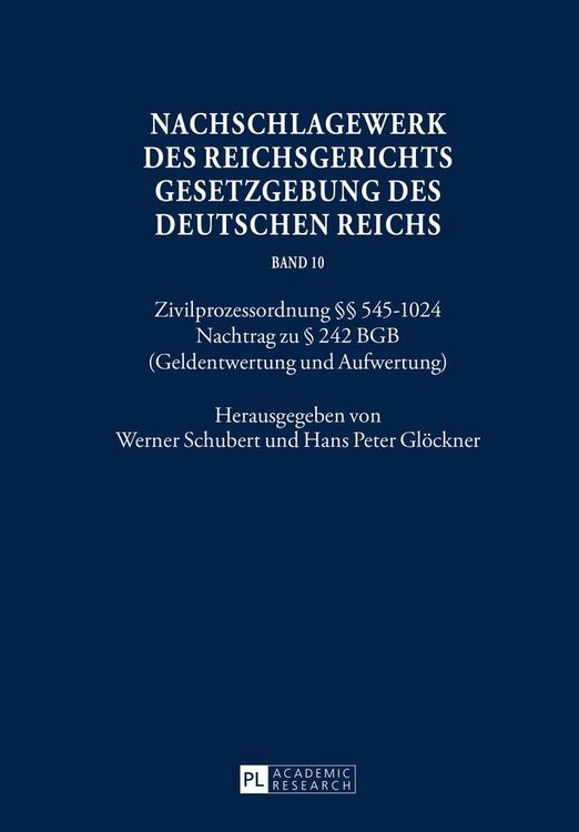 Produktbild: Nachschlagewerk des Reichsgerichts &ndash; Gesetzgebung des Deutschen Reichs