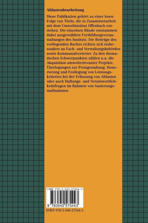 Produktbild: Altlastenbearbeitung