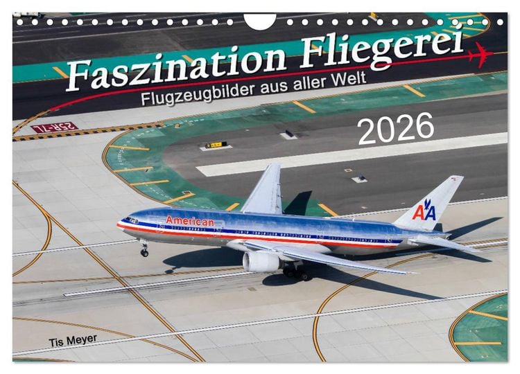 Produktbild: Faszination Fliegerei (Wandkalender 2026 DIN A4 quer), CALVENDO Monatskalender
