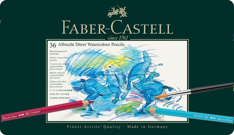 Produktbild: Faber-Castell Aquarellstifte Albrecht D&uuml;rer, 31er Set Metalletui