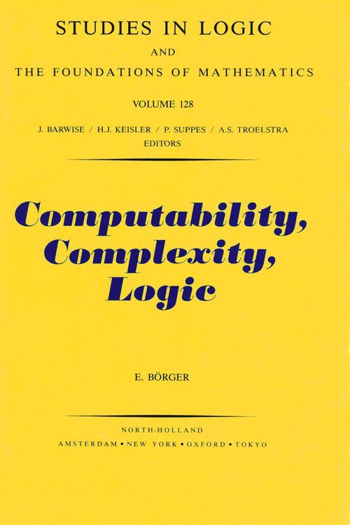 Produktbild: Computability, Complexity, Logic