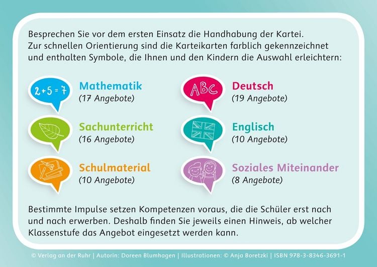 Produktbild: Ich bin fertig! Was soll ich machen?