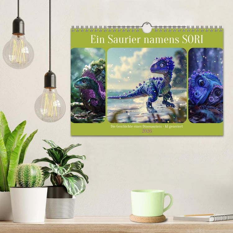 Produktbild: Ein Saurier namens Sori (Wandkalender 2026 DIN A4 quer), CALVENDO Monatskalender