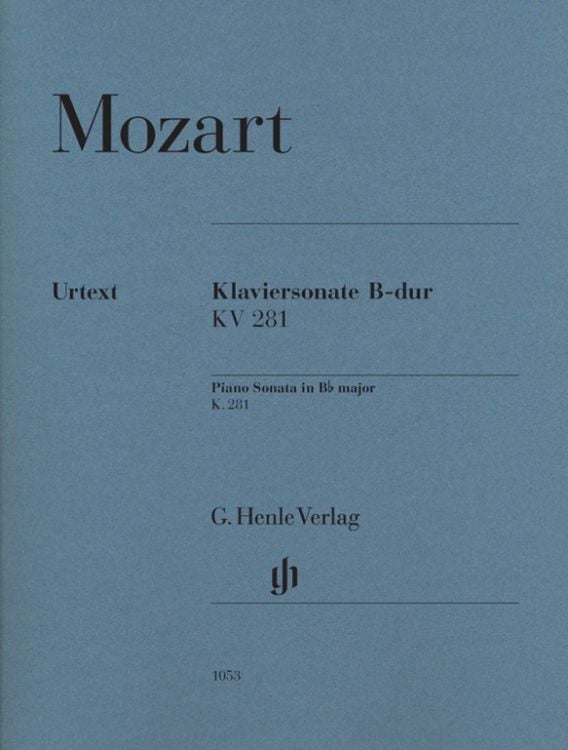 Produktbild: Wolfgang Amadeus Mozart - Klaviersonate B-dur KV 281 (189f)