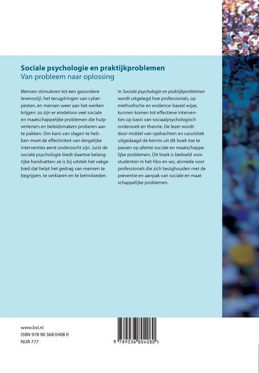 Produktbild: Sociale psychologie en praktijkproblemen