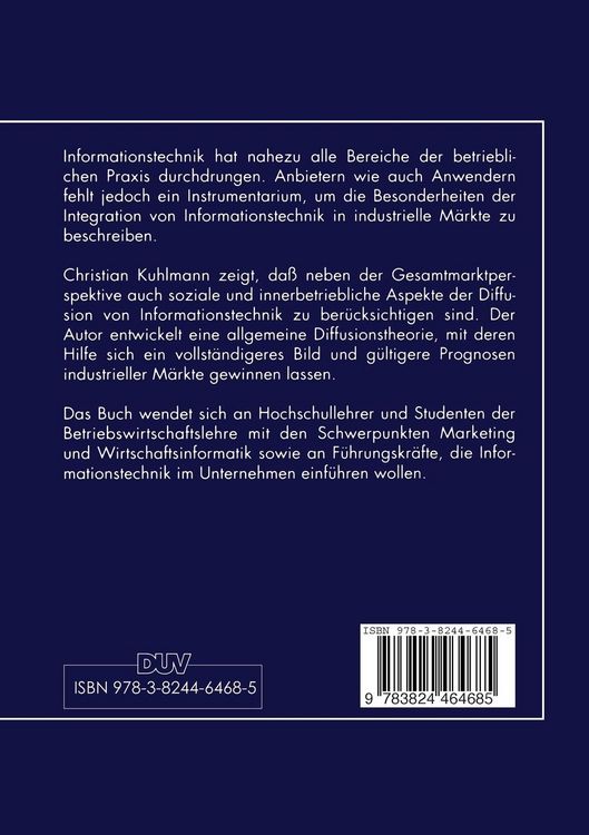 Produktbild: Diffusion von Informationstechnik
