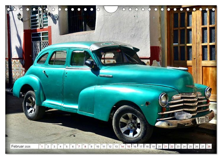 Produktbild: CHEVY - Ganz in Gr&uuml;n (Wandkalender 2026 DIN A4 quer), CALVENDO Monatskalender