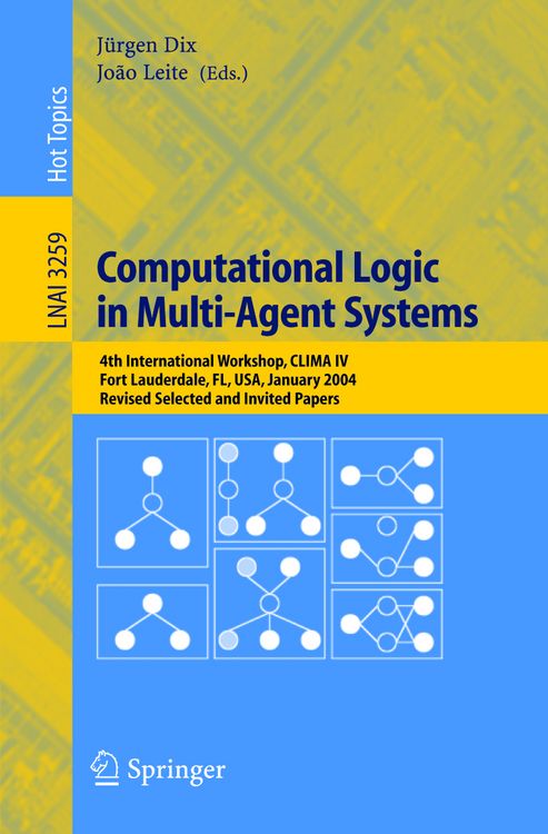Produktbild: Computational Logic in Multi-Agent Systems