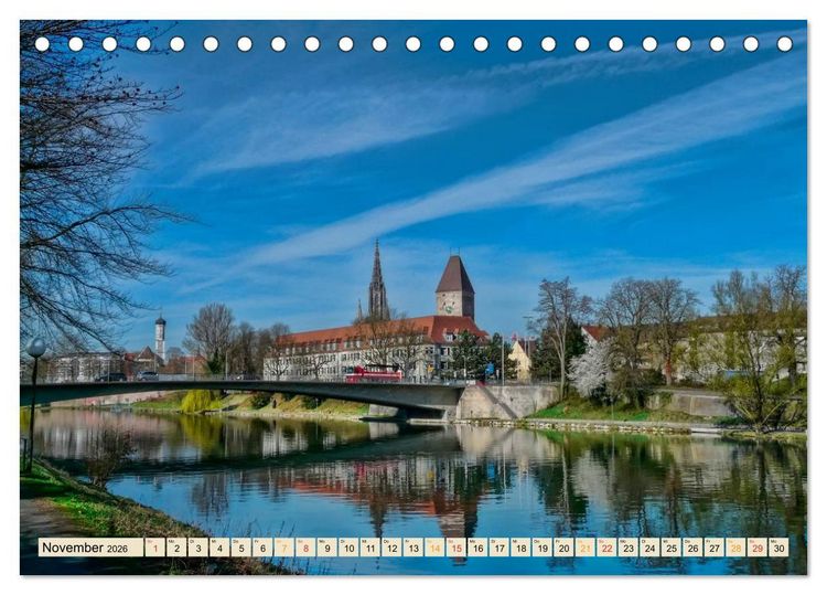 Produktbild: B&uuml;hne frei f&uuml;r Ulm an der Donau (Tischkalender 2026 DIN A5 quer), CALVENDO Monatskalender