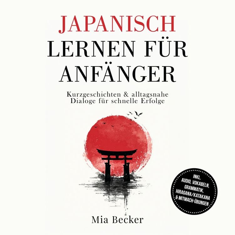 Produktbild: Japanisch lernen f&uuml;r Anf&auml;nger: Kurzgeschichten & alltagsnahe Dialoge f&uuml;r schnelle Erfolge &ndash; inkl. Audio, Vokabeln, Grammatik, Hiragana/Katakana & Mitmach-&Uuml;bungen