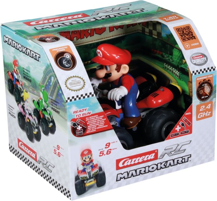 Produktbild: 2,4GHz Mario Kart(TM), Mario - Quad, Carrera RC Ferngesteuertes Auto