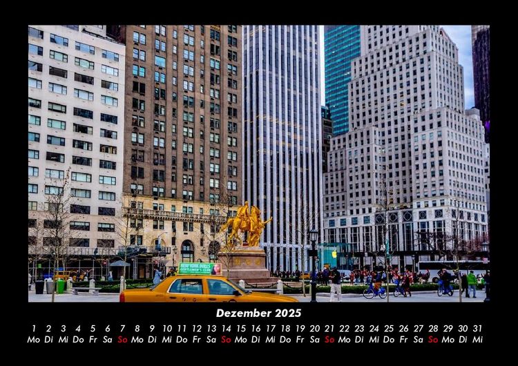 Produktbild: New York 2025 Fotokalender DIN A3
