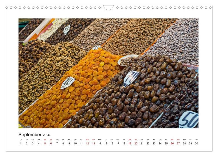 Produktbild: Marokko - Farbenfrohe M&auml;rkte (Wandkalender 2026 DIN A3 quer), CALVENDO Monatskalender