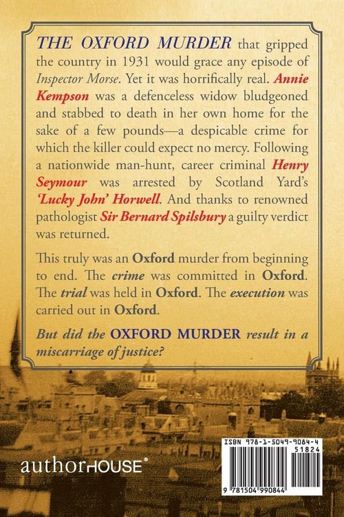 Produktbild: The Oxford Murder