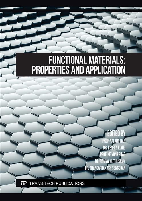 Produktbild: Functional Materials: Properties and Application