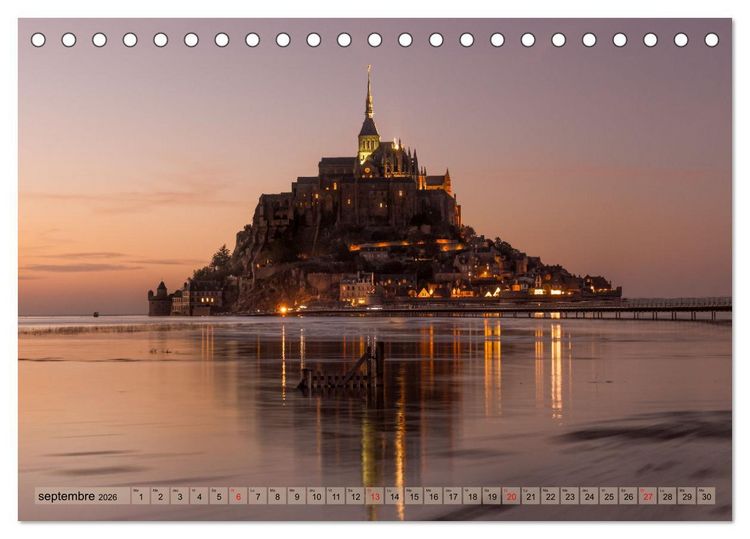 Produktbild: Une Bretagne unique (Calendrier de bureau 2026 DIN A5 vertical), CALVENDO calendrier mensuel