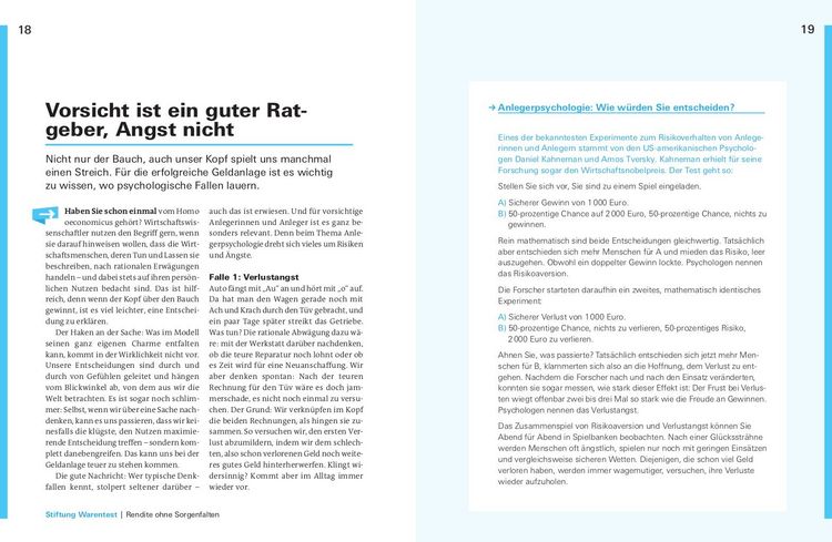 Produktbild: Geldanlage f&uuml;r Vorsichtige