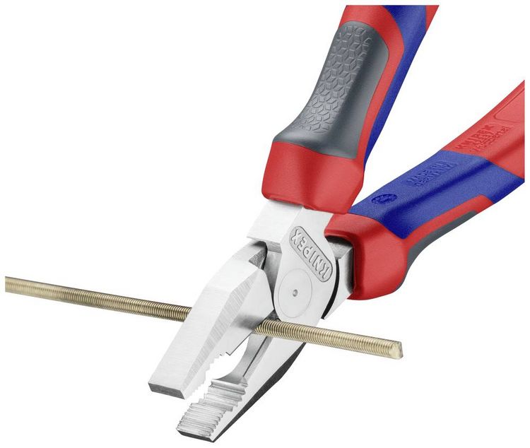 Produktbild: Knipex 02 05 180 Werkstatt Kraft-Kombizange 180mm DIN ISO 5746