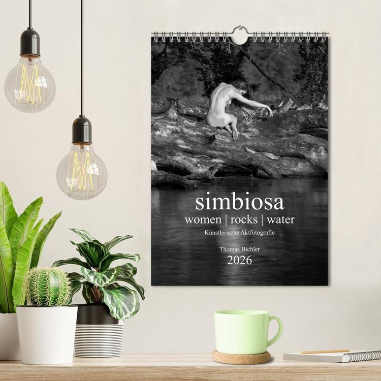 Produktbild: simbiosa ... K&uuml;nstlerische Aktfotografie 2026 (Wandkalender 2026 DIN A4 hoch), CALVENDO Monatskalender