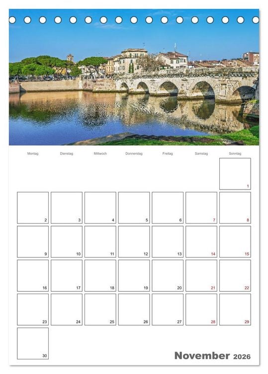 Produktbild: Italiens Sch&ouml;nheit - Terminplaner (Tischkalender 2026 DIN A5 hoch), CALVENDO Monatskalender