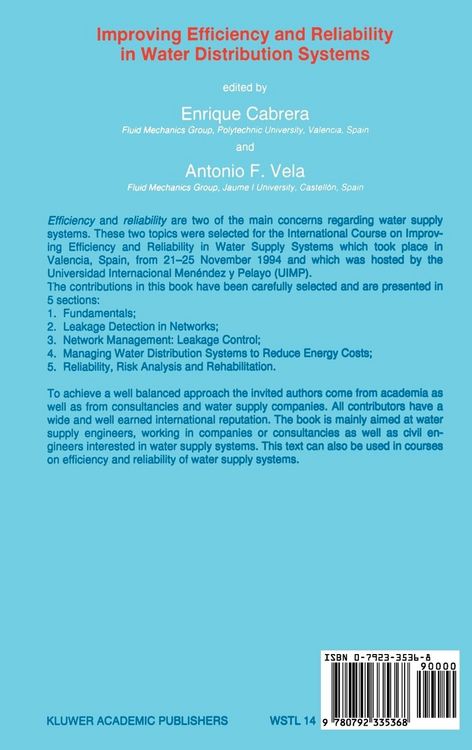 Produktbild: Improving Efficiency and Reliability in Water Distribution Systems