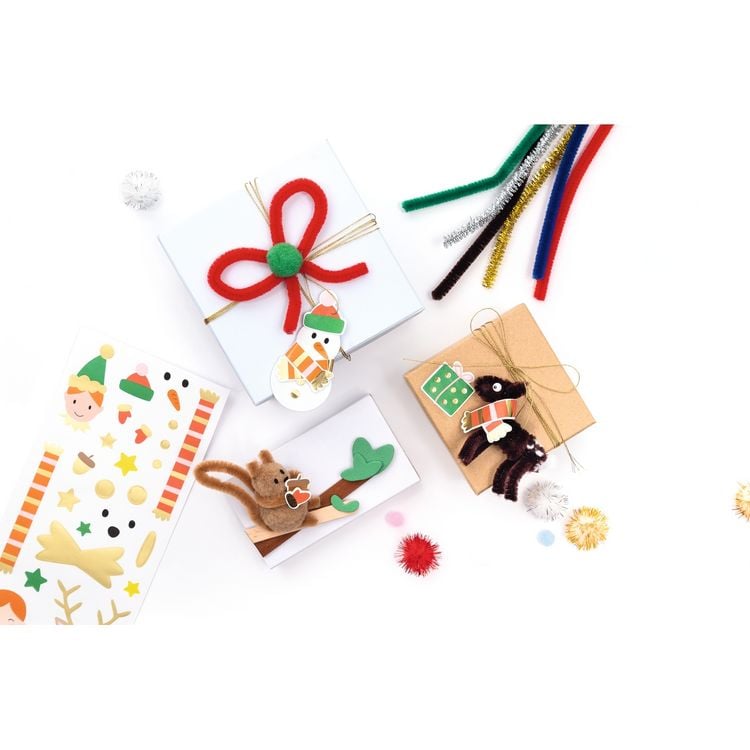 Produktbild: FOLIA&reg; Bastelset Pfeifenputzer Winter
