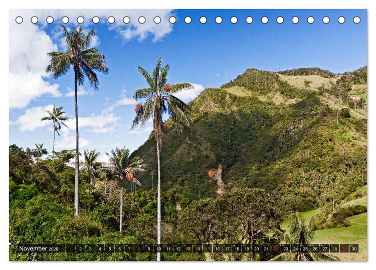 Produktbild: Kolumbien Impressionen (Tischkalender 2026 DIN A5 quer), CALVENDO Monatskalender