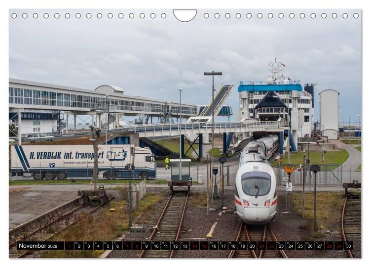 Produktbild: Norddeutsche Eisenbahnen (Wandkalender 2026 DIN A4 quer), CALVENDO Monatskalender