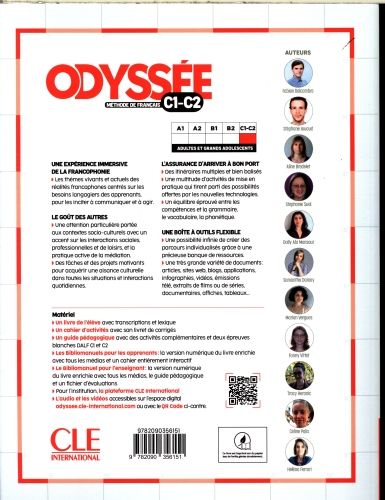Produktbild: Palis, C: Odyssee: Niveaux C1/C2 - Livre de l'eleve + Audio