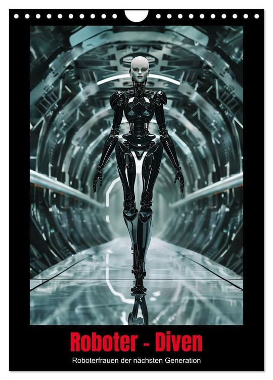 Produktbild: Roboter - Diven (Wandkalender 2026 DIN A4 hoch), CALVENDO Monatskalender