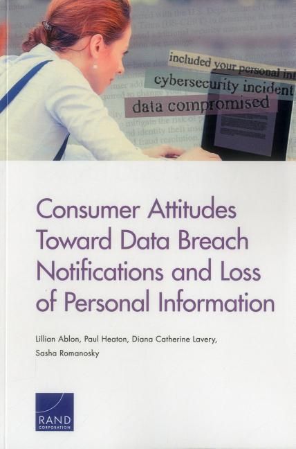 Produktbild: Consumer Attitudes Toward Data Breach Notifications and Loss of Personal Information