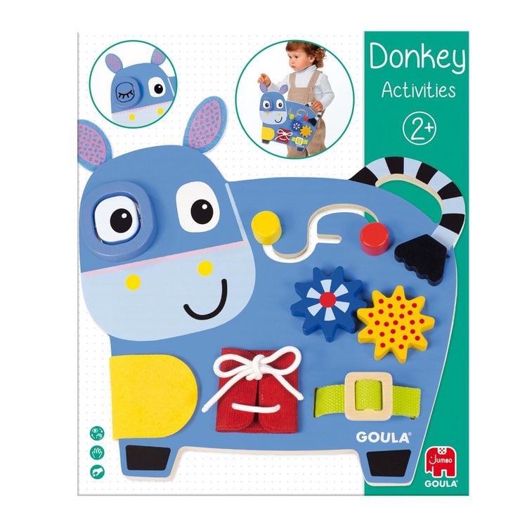 Produktbild: Goula 1110100489 - Donkey Activities, Esel zum Spielen und Erkunden, Motorikspiel