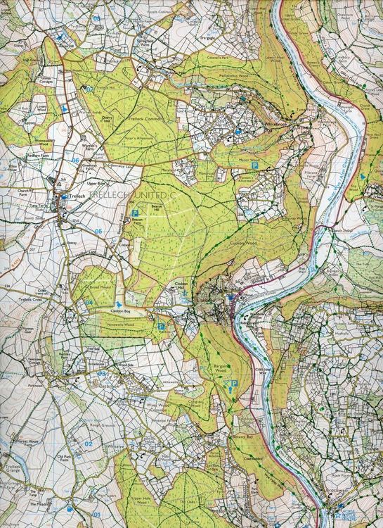 Produktbild: AA Publishing: Wye Valley and The Forest of Dean