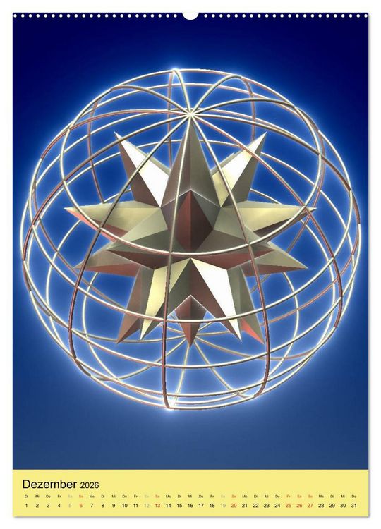 Produktbild: Fraktale Geometrie (hochwertiger Premium Wandkalender 2026 DIN A2 hoch), Kunstdruck in Hochglanz