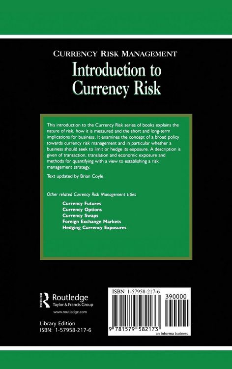 Produktbild: Introduction to Currency Risk