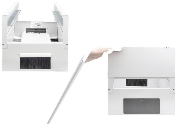 Produktbild: Digitus DN-49100 10 Zoll Wandgeh&auml;use 6 HE Grau, Grau (Metallgeh&auml;use), Grau (RAL 7035)