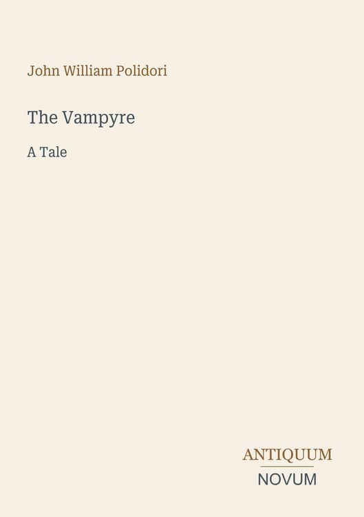 Produktbild: The Vampyre