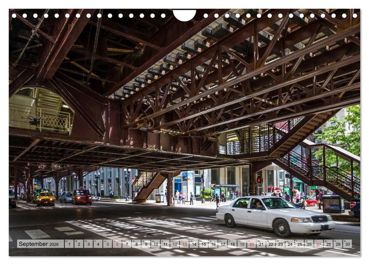 Produktbild: CHICAGO Stadtzentrum (Wandkalender 2026 DIN A4 quer), CALVENDO Monatskalender