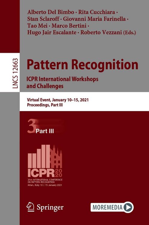 Produktbild: Pattern Recognition. ICPR International Workshops and Challenges
