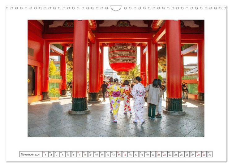 Produktbild: Tokio - Tradition und Moderne (Wandkalender 2026 DIN A3 quer), CALVENDO Monatskalender