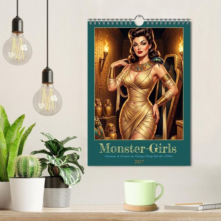 Produktbild: Monster-Girls (Wandkalender 2027 DIN A4 hoch), CALVENDO Monatskalender