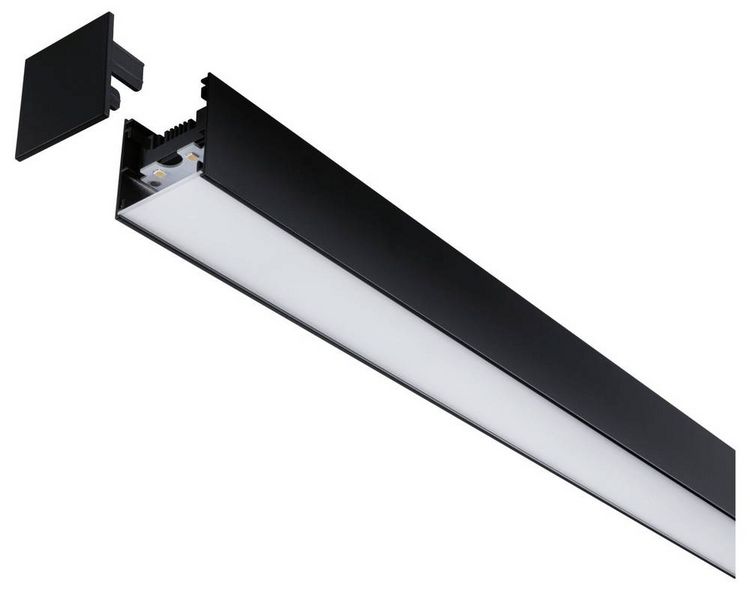 Produktbild: Paulmann 98167 Linion LED-Deckenleuchte LED 8.5W Schwarz