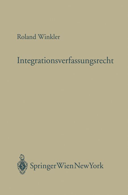 Produktbild: Integrationsverfassungsrecht