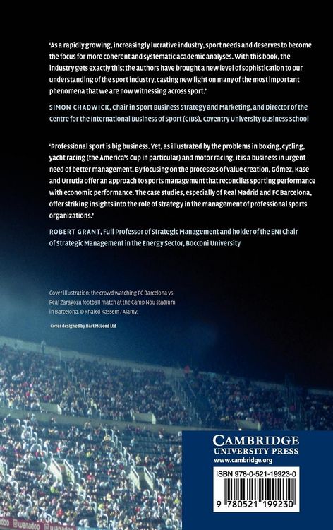 Produktbild: Value Creation and Sport Management