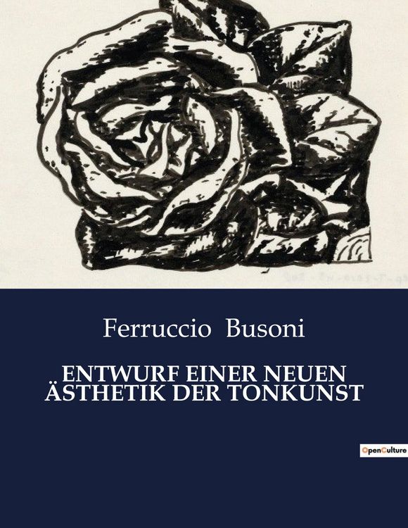 Produktbild: Entwurf einer Neuen &Auml;sthetik der Tonkunst