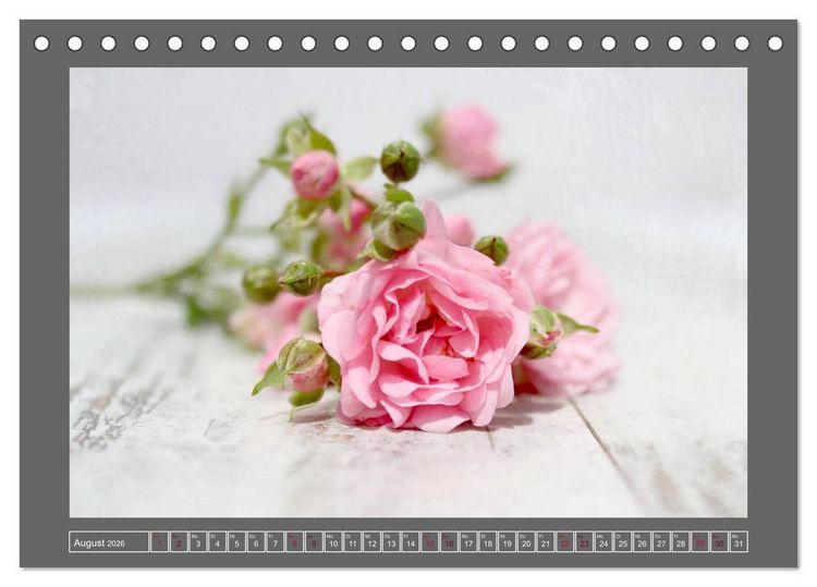 Produktbild: Blumen f&uuml;r dich (Tischkalender 2026 DIN A5 quer), CALVENDO Monatskalender